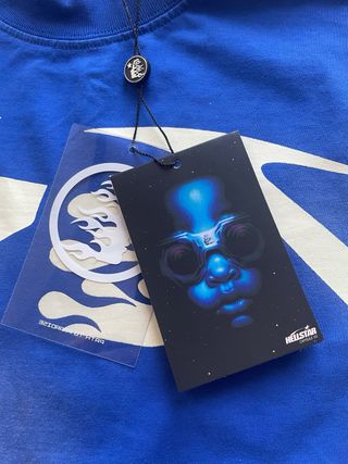 Camiseta Hellstar Warm Up Azul Talla M