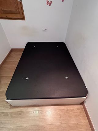 Base canapé abatible madera y tela