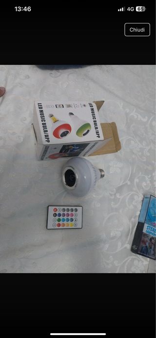 Lampada LED Musica Bluetooth RGB