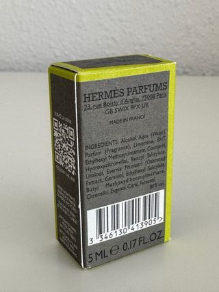Miniatura Perfume de hombre Hermes H24