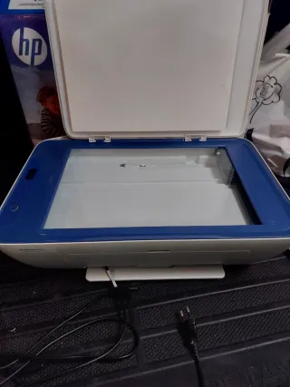 Impresora HP Multifunción Azul/Blanca
