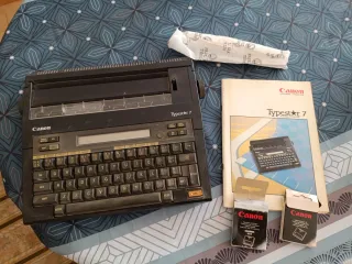2 x Canon Typestar 7 Máquina de Escribir Eléctrica