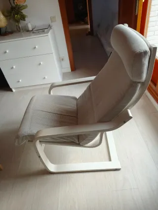 Sillón Ikea Beige Tela