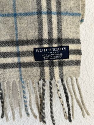 Bufanda Burberry Lana Unisex 100% Original 