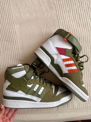 Zapatillas Adidas Forum Mid Verdes Blancas