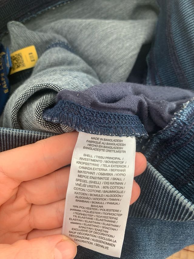 Pantalones vaqueros joggers RL talla M