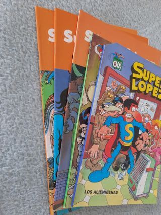 SUPER LOPEZ. LOTE DE 5 VOLÚMENES. 