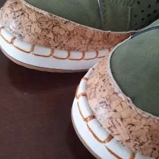 Zapatillas deportivas ante sintético verde