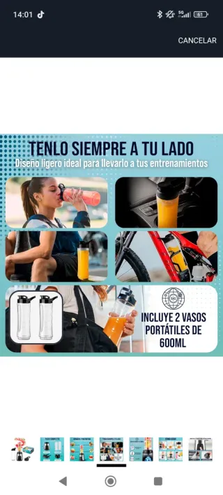 Batidora Portátil Titan Blend