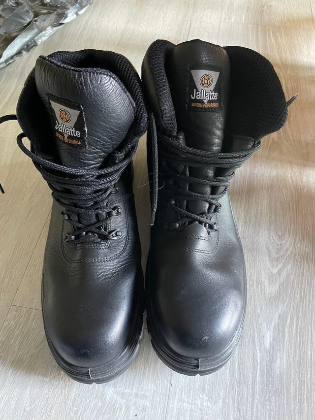 Botas Jallatte cuero punta acero hombre