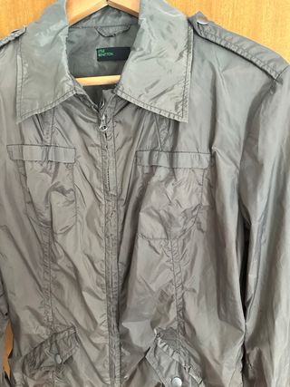 Chaqueta cortavientos mujer gris T.38