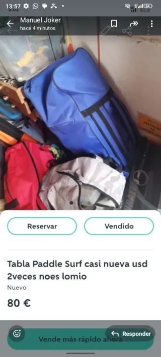 Tabla Paddle Surf Hinchable 
