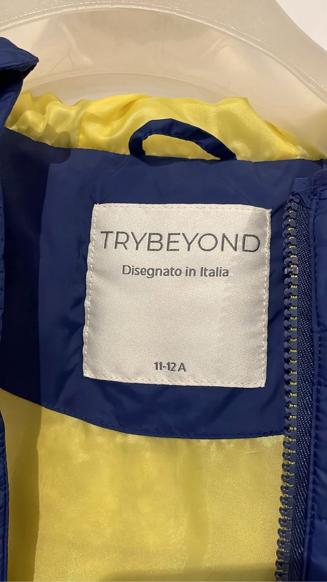 Giacca bambino Trybeyond blu con cappuccio