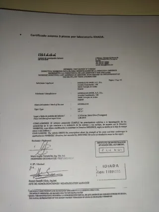 Asiento Cama Camper 3 Plazas ModelCar MC3