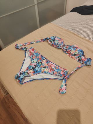 Bikini Shein Talla M Estampado Floral