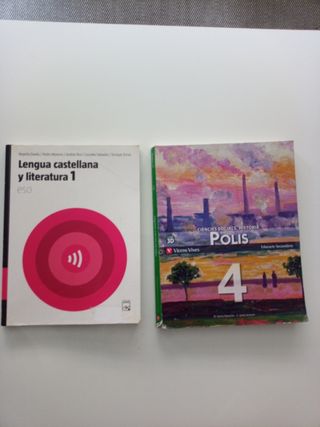Libros de texto diferentes cursos a 3 € la unidad 