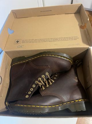 Dr. Martens Stivali Donna Marrone