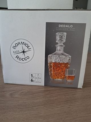 Set Bormioli Rocco Caraffa e Bicchieri Cristallo