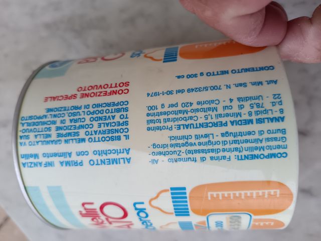 Barattoli da collezione Mellin, 1960/1970