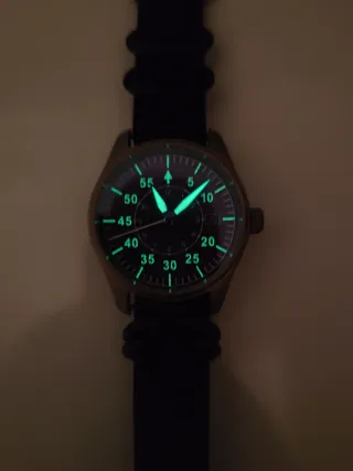 Reloj Flieger Tipo B Titanium Pilot