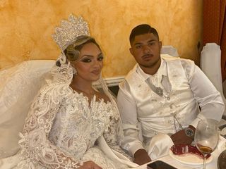 Vestido de Novia Gitana y traje de novio gitano