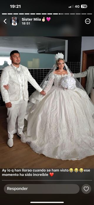 Vestido de Novia Gitana y traje de novio gitano