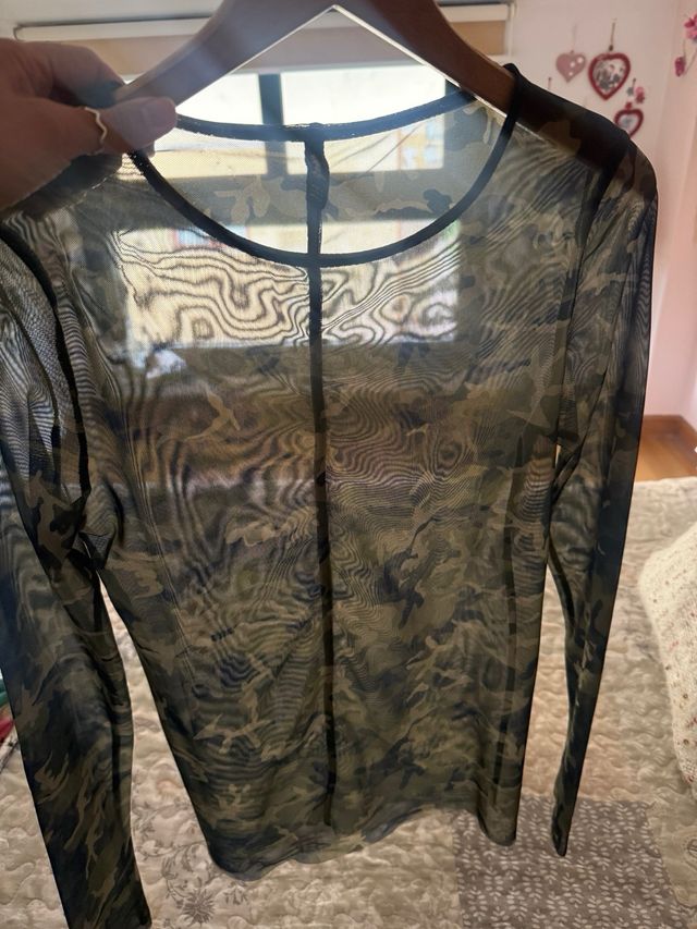 Camiseta manga larga camuflaje