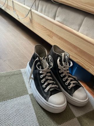 Botas Converse plataforma altas negras