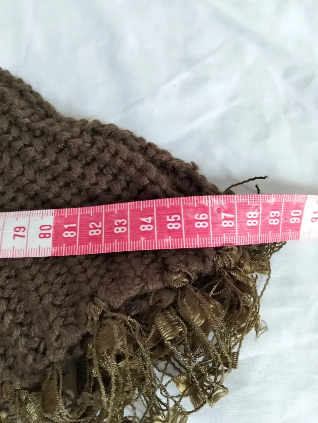 Poncho/Capa mujer con flecos