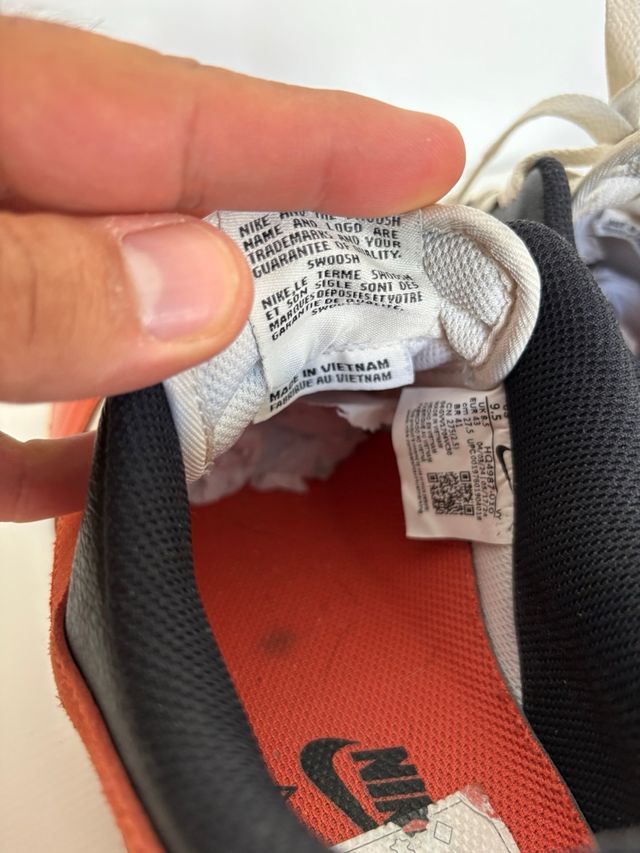 Nike Air Force 1 Naranja y Blanco