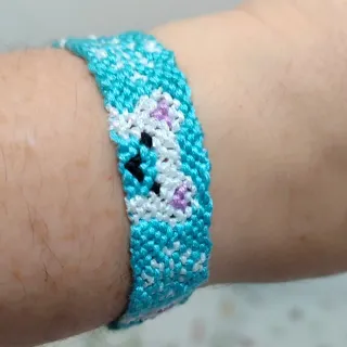 Braccialetti a cordoncino con motivo a orso