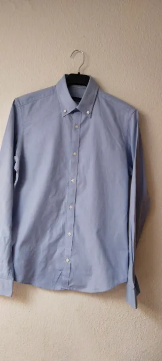Camisa Dustin Azul Talla M