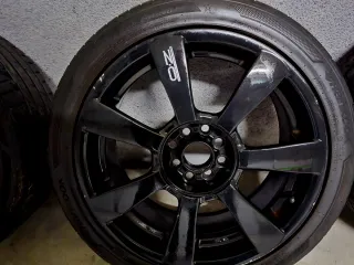 Llantas 17 Negras 4x100 + Neumáticos. Mini