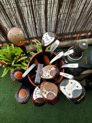 Bolsas de palos de golf con palos 