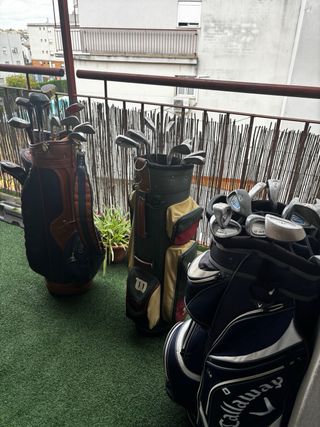 Bolsas de palos de golf con palos 