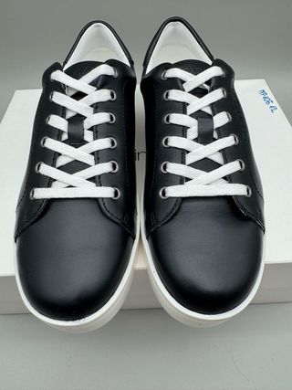 Calvin Klein Zapatillas Piel Negro, talla 36