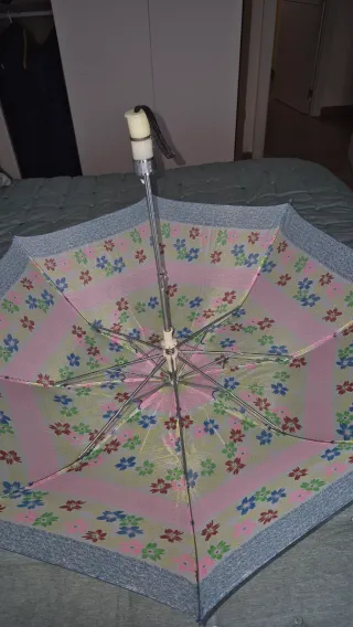 Paraguas automático floral