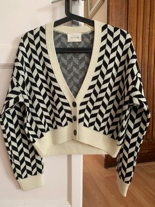Chaqueta corta Ese o Ese geométrica