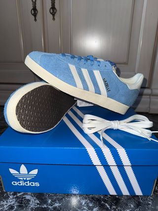 Adidas Gazelle Azul Terciopelo