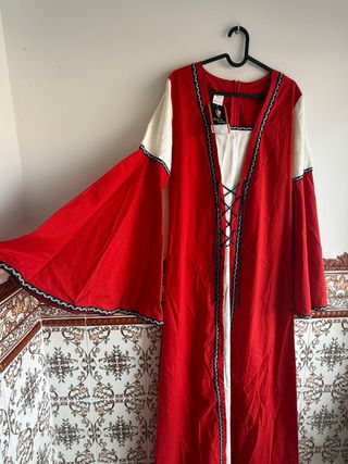 Vestido Medieval Aquila Rojo