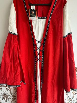 Vestido Medieval Aquila Rojo