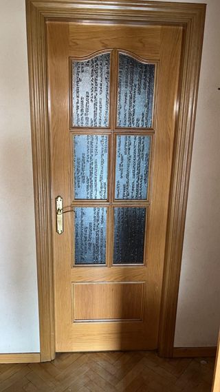 Puertas Madera y Cristal