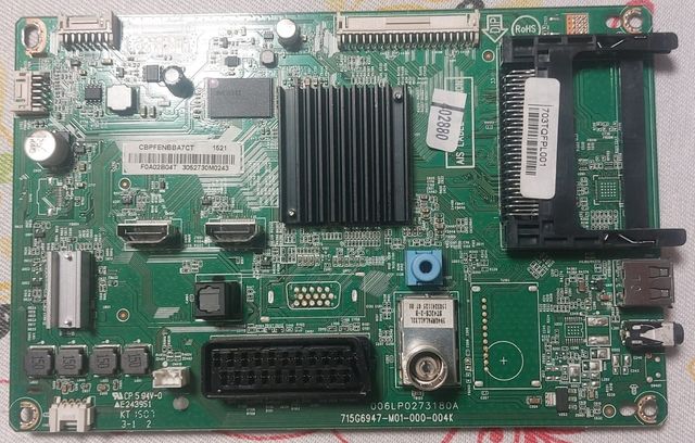 Placa T-Con y Placa Madre TV Philips 32PHH4100-88