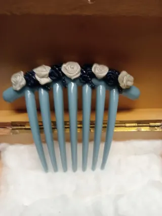 Fermacapelli vintage anni 60/70 fiori
