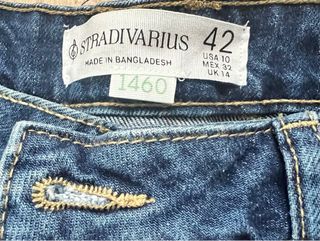 Pantalón vaquero azul mujer