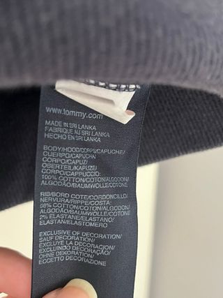 Chaqueta tipo sudadera Tommy Hilfiger capucha