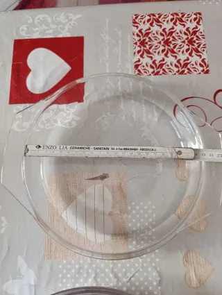 Teglie Pyrex in Vetro Trasparente con Decorazioni