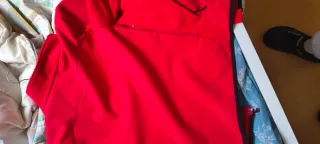 Cazadora de invierno roja