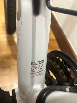 Bicicleta Rockrider 100 Blanca Lista para usar