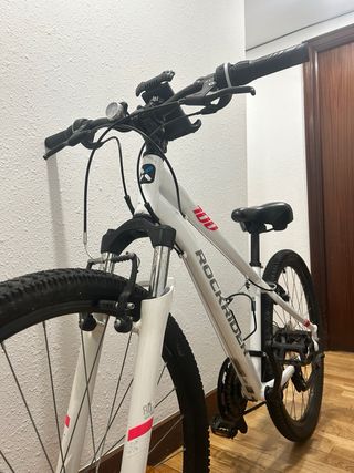 Bicicleta Rockrider 100 Blanca Lista para usar